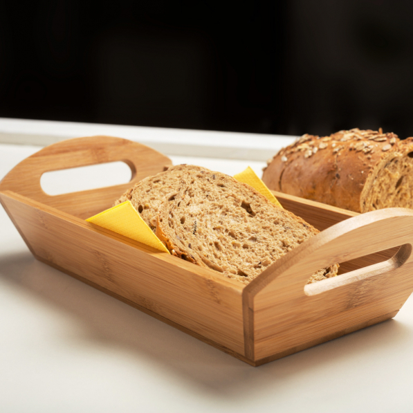 NAVA Terrestrial 29 x 13,5 cm - koszyk na chleb i pieczywo bambusowy 