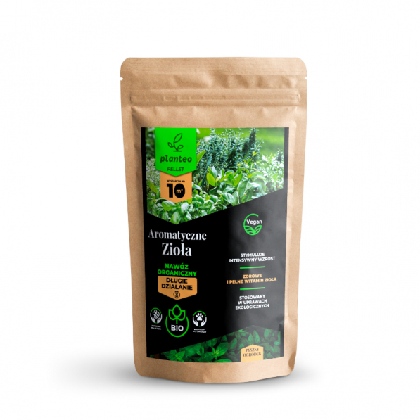 Nawóz naturalny organiczny pellet PLANTEO AROMATYCZNE ZIOŁA 1 kg