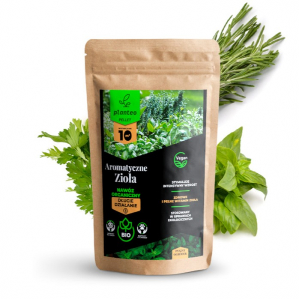 Nawóz naturalny organiczny pellet PLANTEO AROMATYCZNE ZIOŁA 1 kg