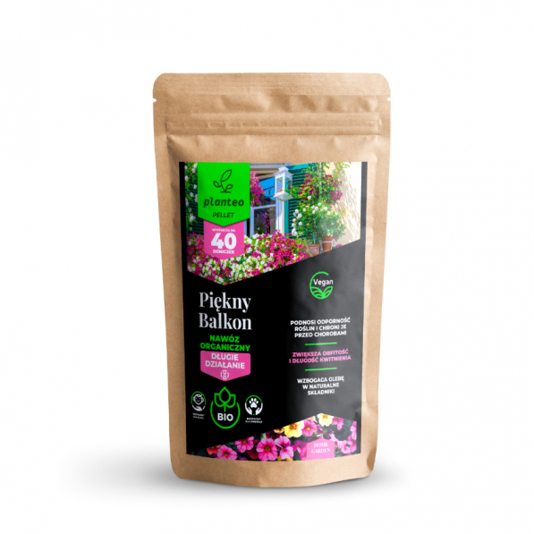 Nawóz naturalny organiczny pellet PLANTEO PIĘKNY BALKON 1 kg