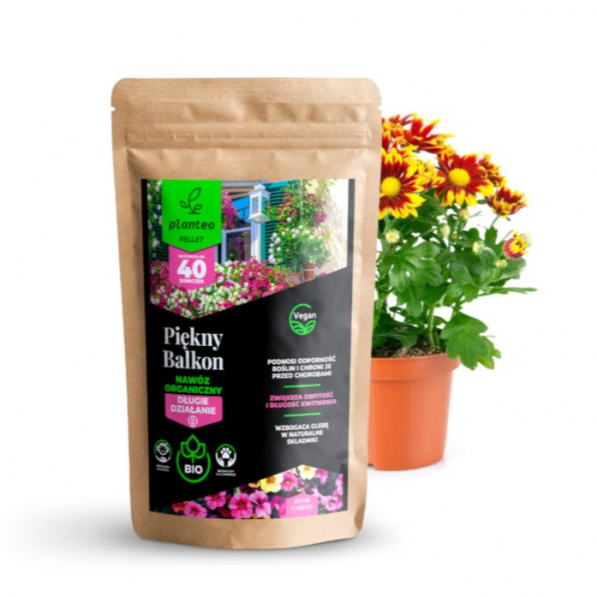 Nawóz naturalny organiczny pellet PLANTEO PIĘKNY BALKON 1 kg