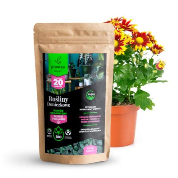 Nawóz naturalny organiczny pellet PLANTEO ROŚLINY DONICZKOWE 0,5 kg
