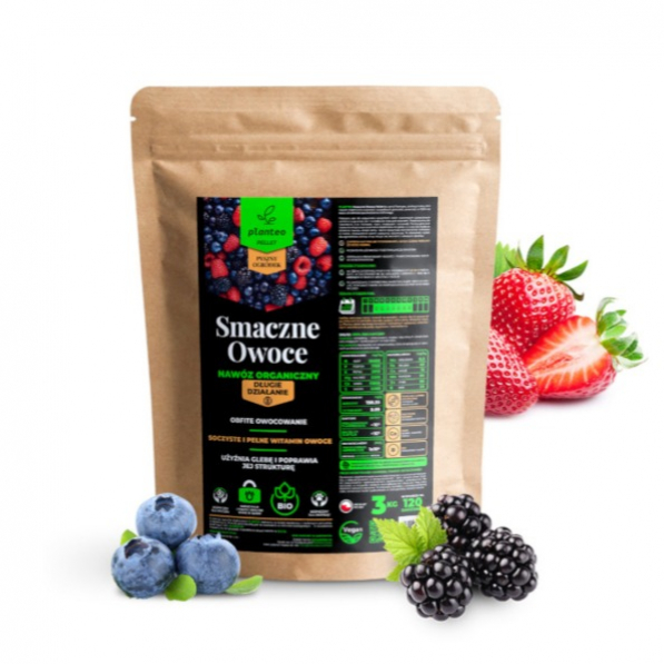 Nawóz naturalny organiczny pellet PLANTEO SMACZNE OWOCE 3 kg