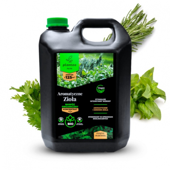 Nawóz naturalny organiczny w płynie PLANTEO AROMATYCZNE ZIOŁA 5 l