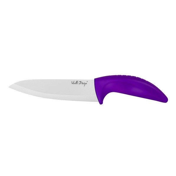 VIALLI DESIGN Violet fioletowy 15 cm - nóż szefa kuchni ceramiczny