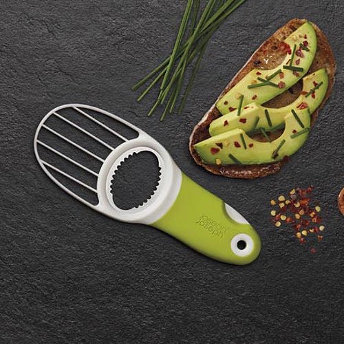 JOSEPH JOSEPH Go Avocado zielony - nóż do awokado wielofunkcyjny plastikowy
