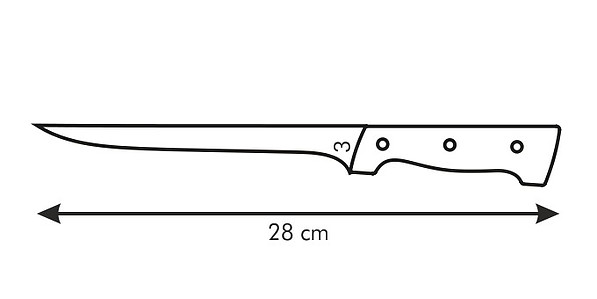 TESCOMA Home Profi 15 cm - nóż do trybowania ze stali nierdzewnej