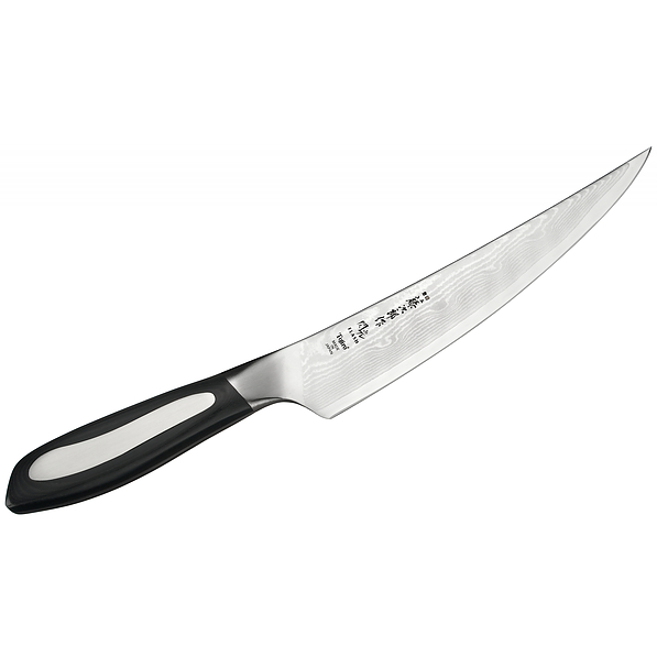 Nóż do filetowania ze stali nierdzewnej TOJIRO FLASH AMERICAN CZARNY 16,5 cm