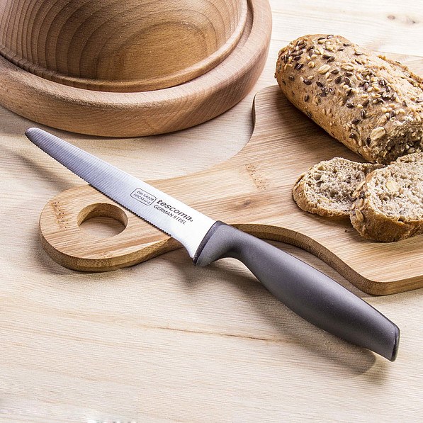 TESCOMA Precioso 12 cm - nóż do krojenia chleba i pieczywa ze stali nierdzewnej