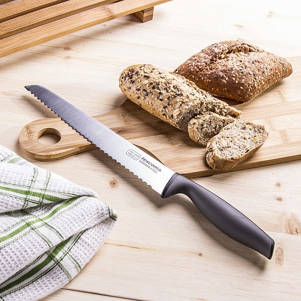 TESCOMA Precioso ząbkowany 20 cm - nóż do krojenia chleba i pieczywa ze stali nierdzewnej