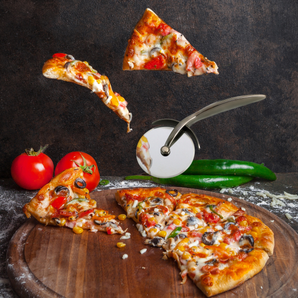 Nóż do krojenia pizzy ze stali nierdzewnej KAMILLE
