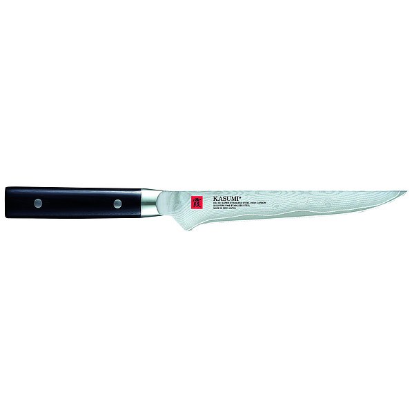 Nóż do mięsa ze stali nierdzewnej KASUMI STEEL CZARNY 16 cm