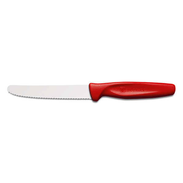 WUSTHOF Colour 10 cm czerwony - nóż do pomidorów ze stali nierdzewnej