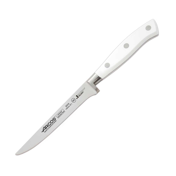 Nóż do trybowania ze stali nierdzewnej ARCOS RIVIERA WHITE 13 cm