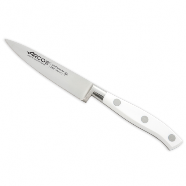 Nóż do warzyw i owoców ze stali nierdzewnej ARCOS RIVIERA WHITE BIAŁY 10 cm
