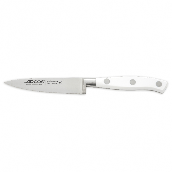 Nóż do warzyw i owoców ze stali nierdzewnej ARCOS RIVIERA WHITE BIAŁY 10 cm