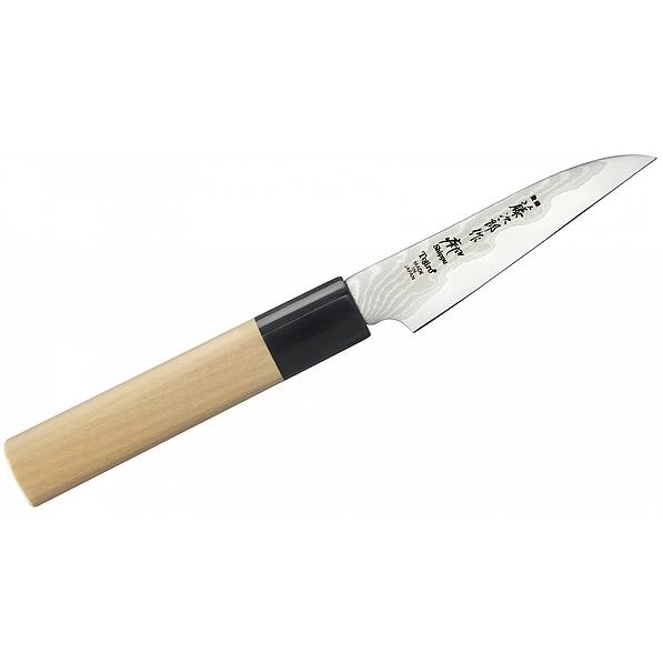 Nóż do warzyw i owoców ze stali nierdzewnej TOJIRO SHIPPU KREMOWY 9 cm
