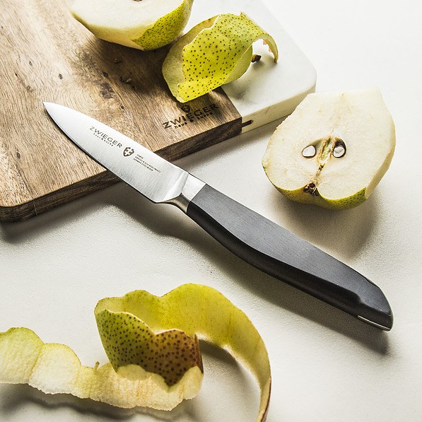 ZWIEGER Forte 8,5 cm czarny - nóż do warzyw i owoców ze stali nierdzewnej