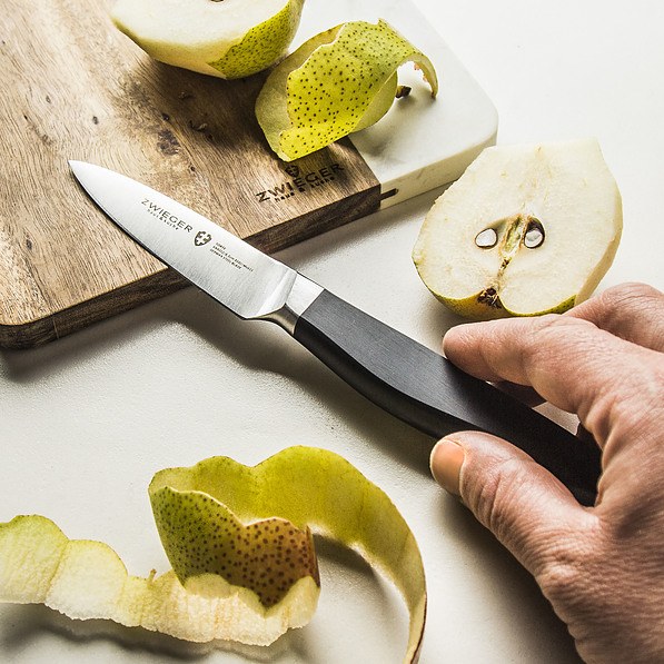 ZWIEGER Forte 8,5 cm czarny - nóż do warzyw i owoców ze stali nierdzewnej