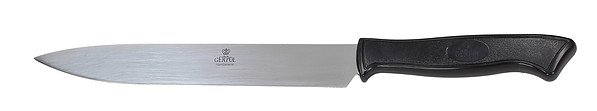 Nóż do wędlin ze stali nierdzewnej GERPOL ONYKS 18 cm