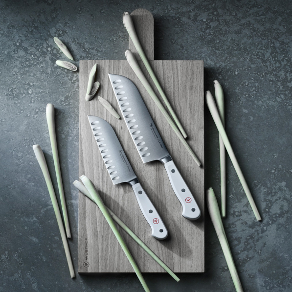 WUSTHOF Classic White 14 cm - nóż Santoku ze stali nierdzewnej