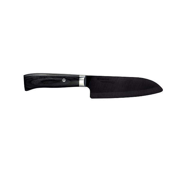 KYOCERA JPN 14 cm czarny - nóż Santoku ceramiczny