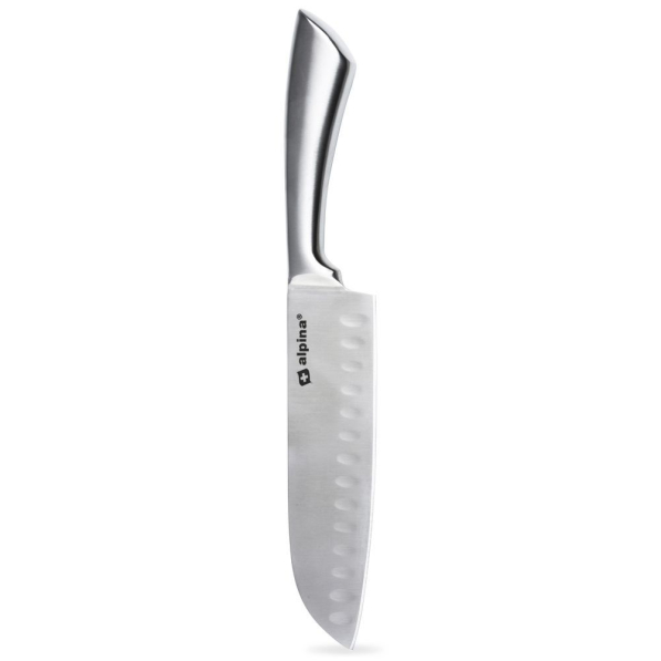 Nóż Santoku ze stali nierdzewnej 31 cm