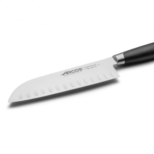 Nóż Santoku ze stali nierdzewnej ARCOS KYOTO 18,5 cm