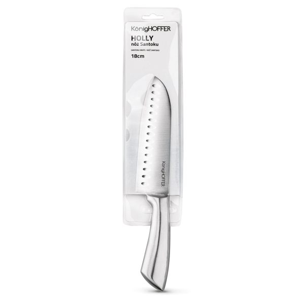 Nóż Santoku ze stali nierdzewnej KONIGHOFFER HOLLY 18 cm