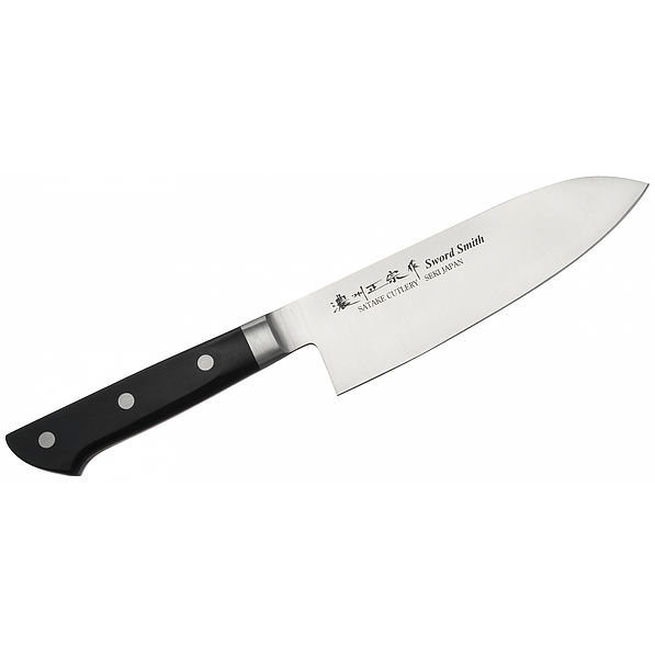 SATAKE Satoru Collection 17 cm - nóż japoński Santoku ze stali nierdzewnej