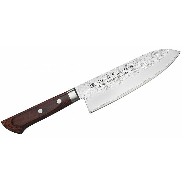 SATAKE Unique Clad Colour 17 cm - nóż japoński Santoku ze stali nierdzewnej