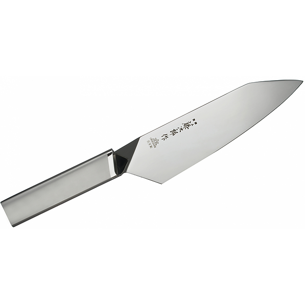 Nóż Santoku ze stali nierdzewnej TOJIRO ORIGAMI POLISHED 16,5 cm