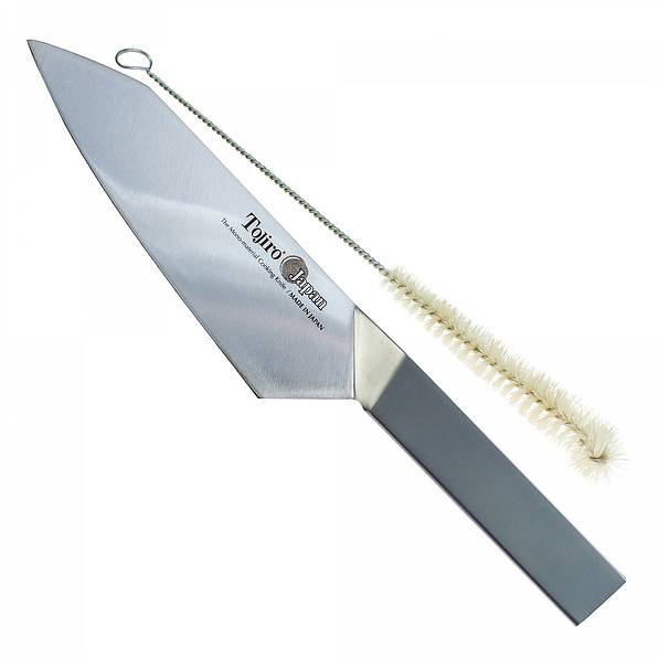 Nóż Santoku ze stali nierdzewnej TOJIRO ORIGAMI POLISHED 16,5 cm