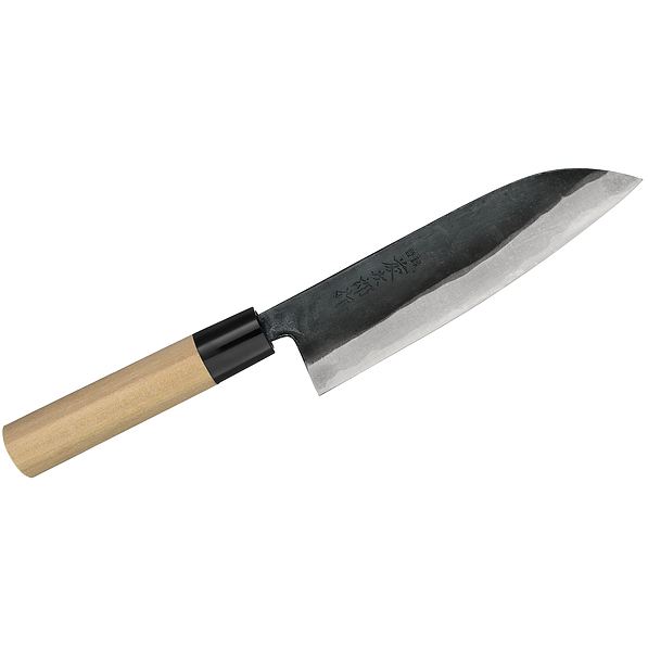 TOJIRO Shirogami 16,5 cm - nóż japoński Santoku ze stali węglowej