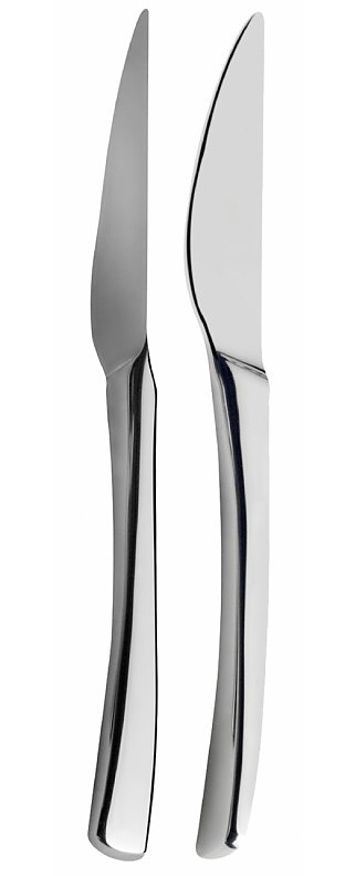 Nóż stołowy ze stali nierdzewnej BUGATTI AMALFI 21,5 cm