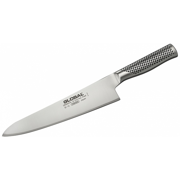 Nóż szefa kuchni ze stali nierdzewnej GLOBAL SERIA G 24 cm