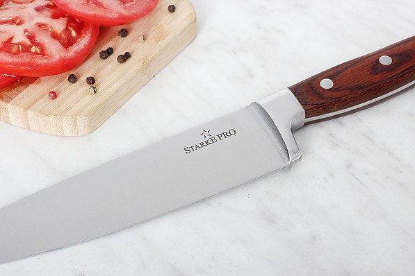 Nóż szefa kuchni ze stali nierdzewnej STARKE SILVA 20 cm