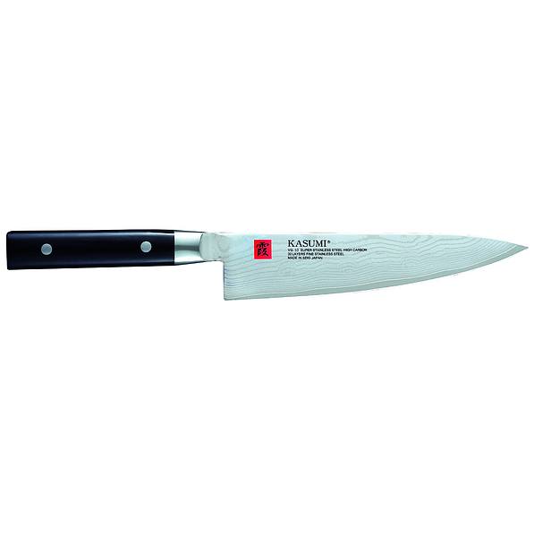 KASUMI Damascus 20 cm - japoński nóż szefa kuchni ze stali damasceńskiej