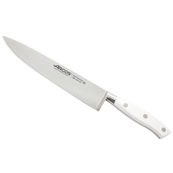 Nóż szefa kuchni ze stali nierdzewnej ARCOS RIVIERA WHITE BIAŁY 20 cm