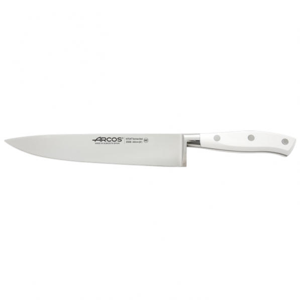 Nóż szefa kuchni ze stali nierdzewnej ARCOS RIVIERA WHITE BIAŁY 20 cm