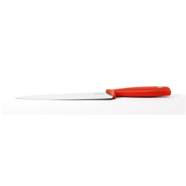 BRABANTIA Tasty Colours czerwony 32,5 cm - nóż szefa kuchni ze stali nierdzewnej