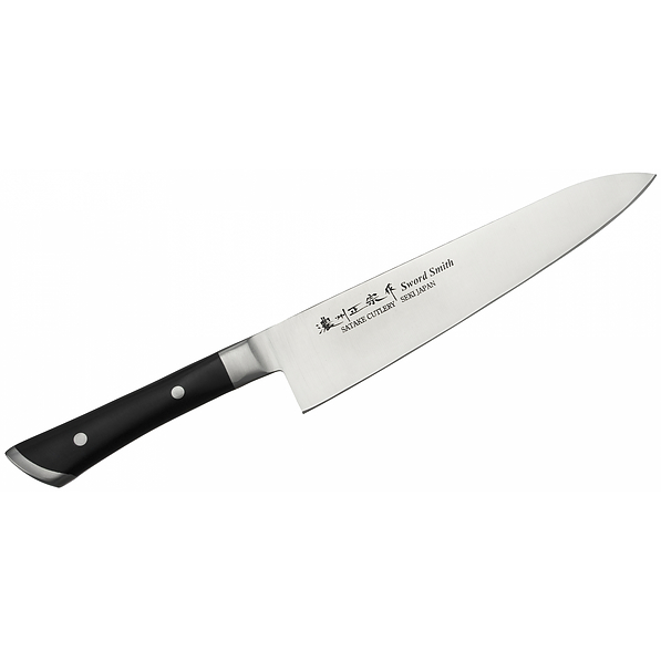Nóż szefa kuchni ze stali nierdzewnej SATAKE HIROKI KNIFE CZARNY 21 cm