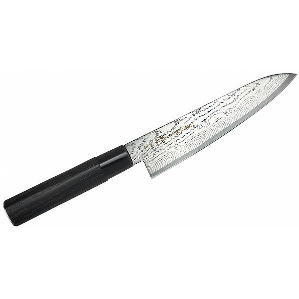 TOJIRO Shippu Black Eat 18 cm - japoński nóż szefa kuchni ze stali nierdzewnej
