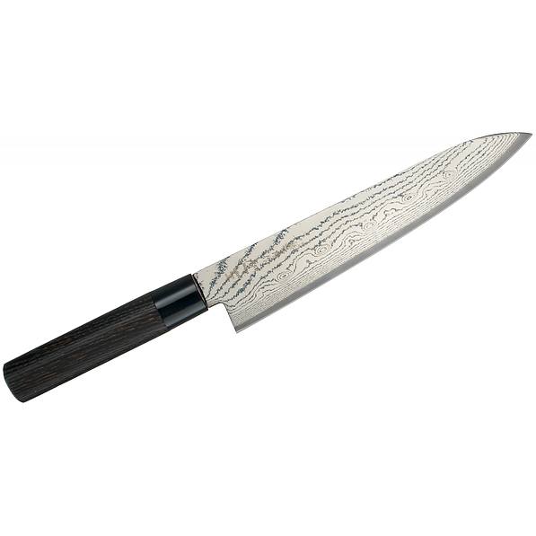Nóż szefa kuchni ze stali nierdzewnej TOJIRO SHIPPU BLACK EAT CZARNY 24 cm