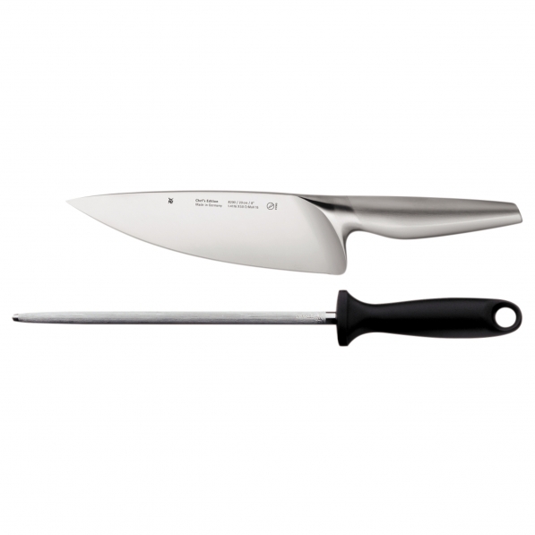 WMF Chef’s Edition 20 cm - nóż szefa kuchni ze stali nierdzewnej z ostrzałką