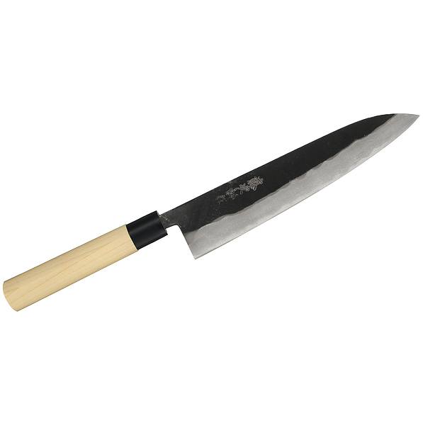 Nóż szefa kuchni ze stali węglowej TOJIRO SHIROGAMI EAST KREMOWY 24 cm