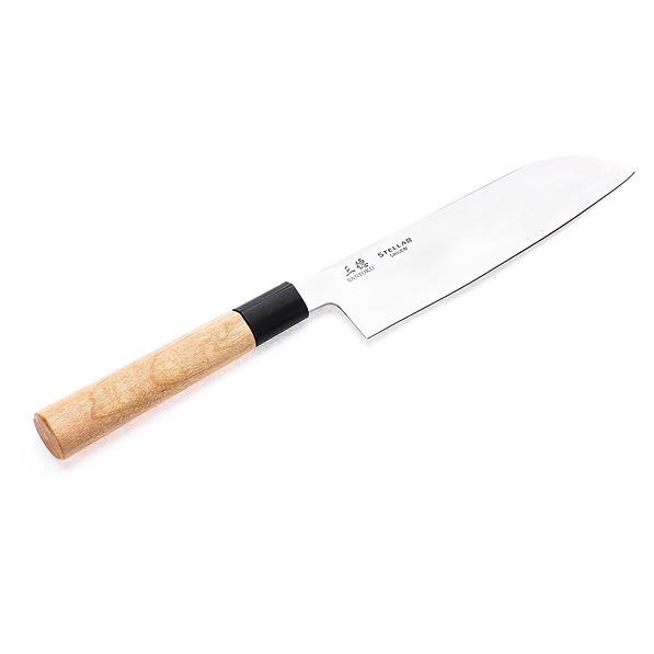 Nóż Santoku ze stali węglowej STELLAR SAMURAI 18 cm