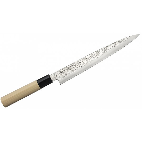 Nóż Yanagi Sashimi stalowy SATAKE NASHIJI NATURAL KREMOWY 21 cm
