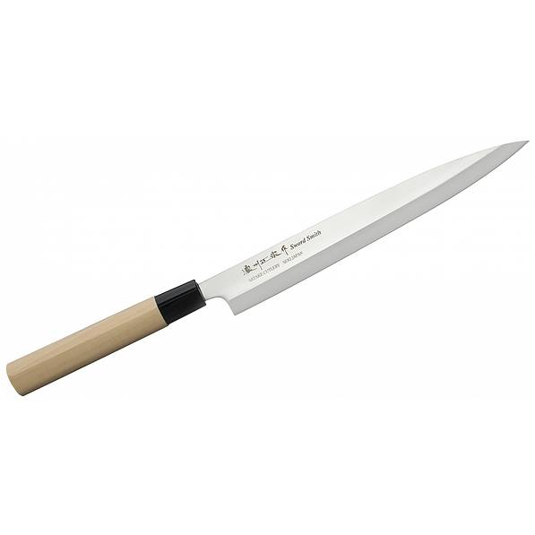 SATAKE S/D 24 cm - nóż japoński Yanagiba Sashimi ze stali węglowej