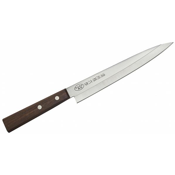 Nóż Yanagi Sashimi stalowy SATAKE TOMOKO BRĄZOWY 20,5 cm